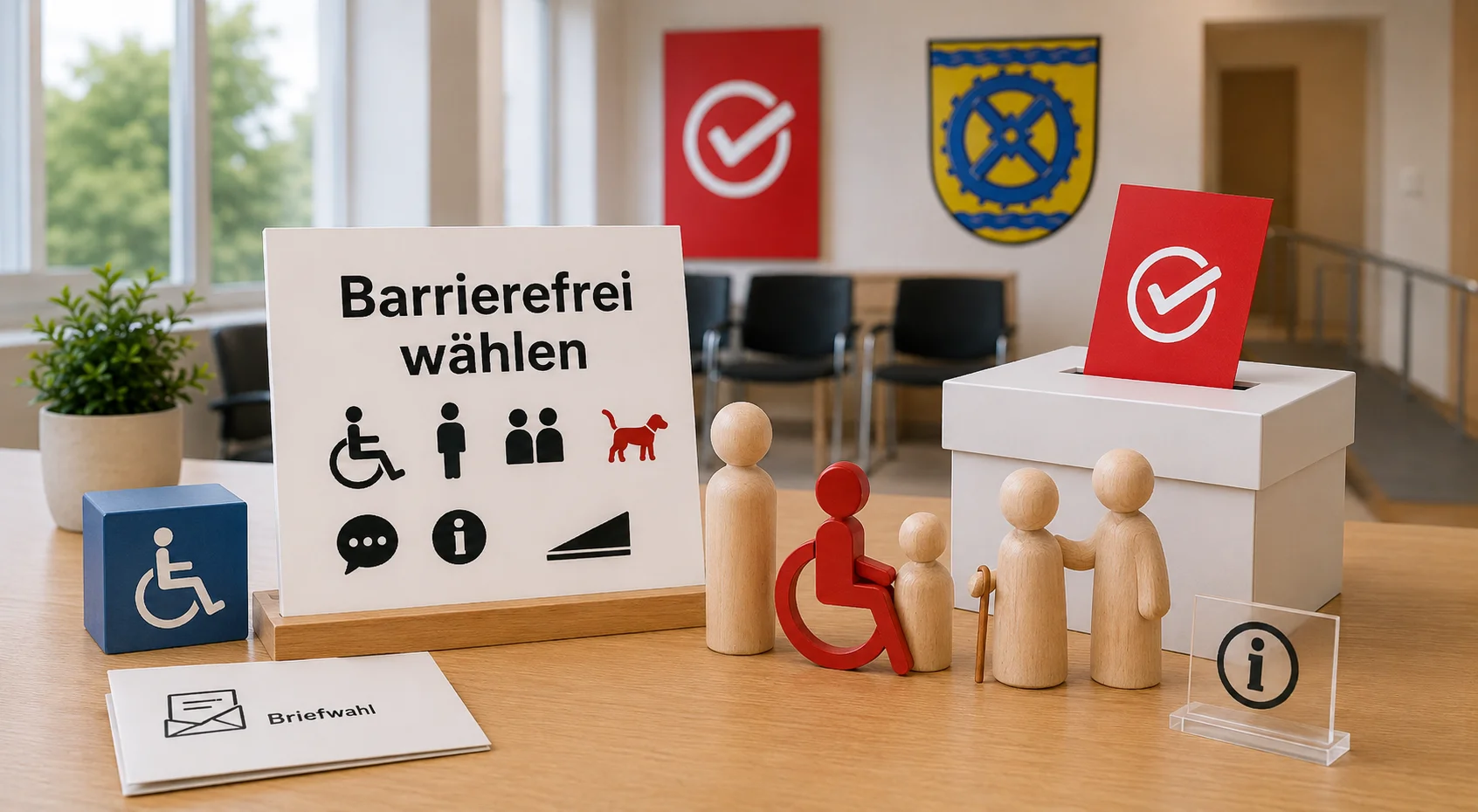 Barrierefreie Stimmabgabe ermöglicht allen Wahlberechtigten eine selbstbestimmte Teilnahme an der Kommunalwahl Flotwedel 2026